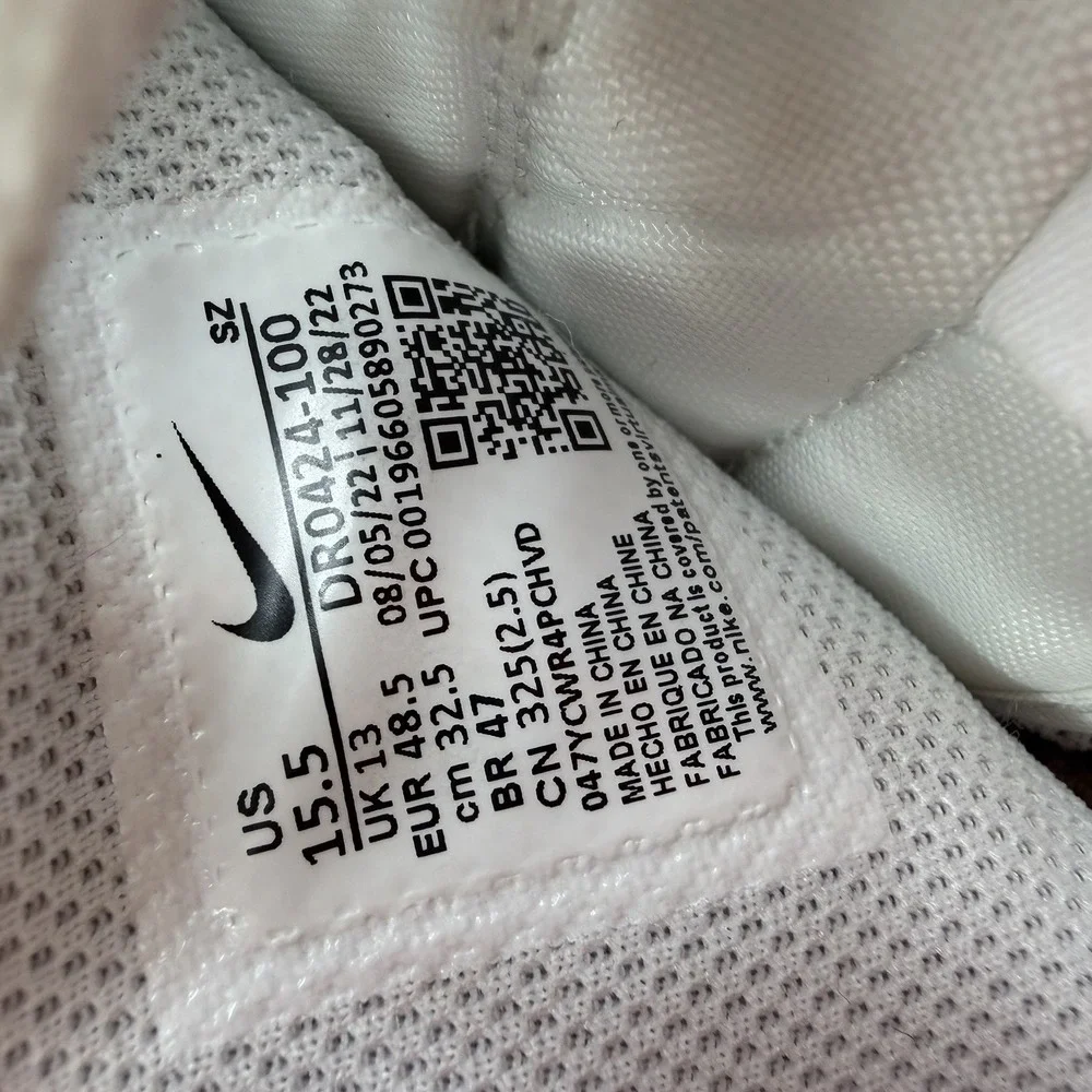 Nike Men's Jacquemus x J Force 1 LX SP Low White size‎ 15.5
